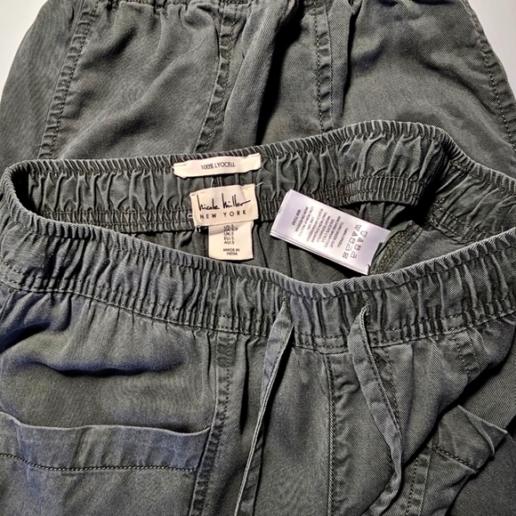 Nicole Miller Olive Green Jogger Pants - Picture 12 of 14